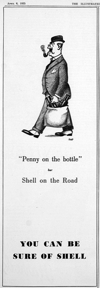 Penny on the bottle April 1935